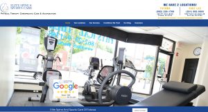 Websites SEO Physical Therapy Sports Medicine Chiropractors Rehabilitation NJ
